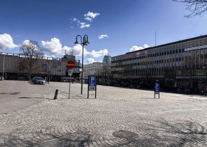 En lördag utan torgstånd