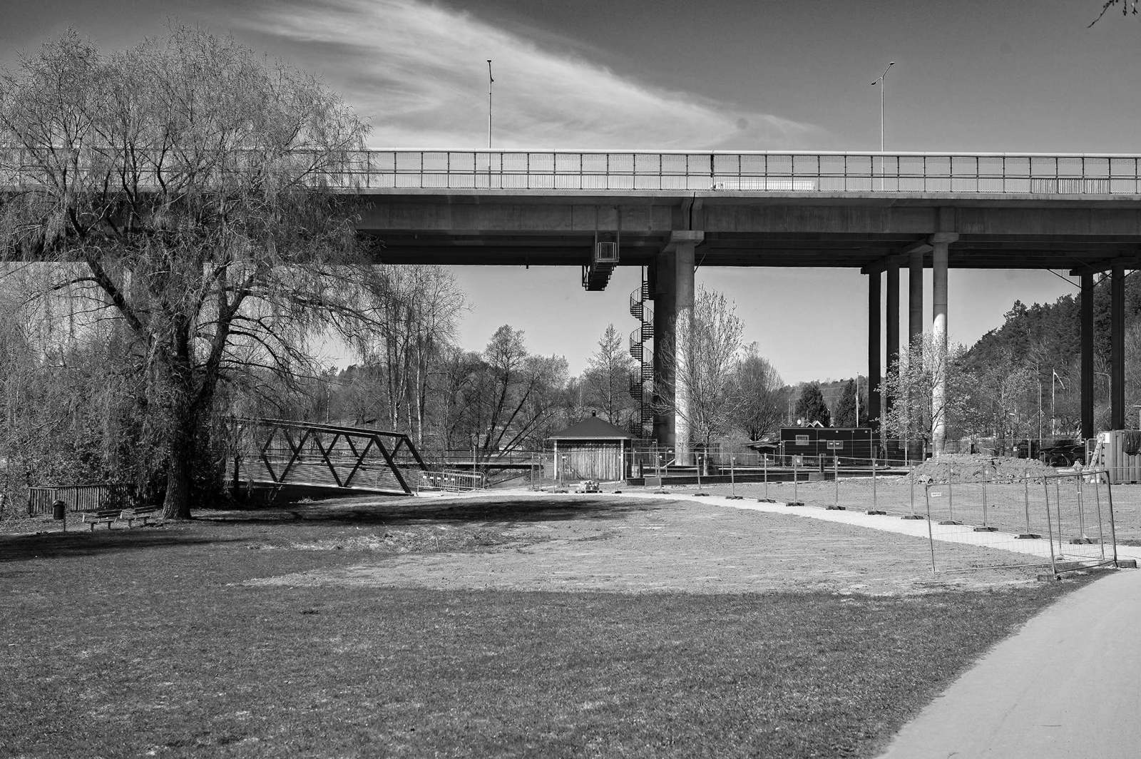 sjukhusbesök promenad Vallbybron