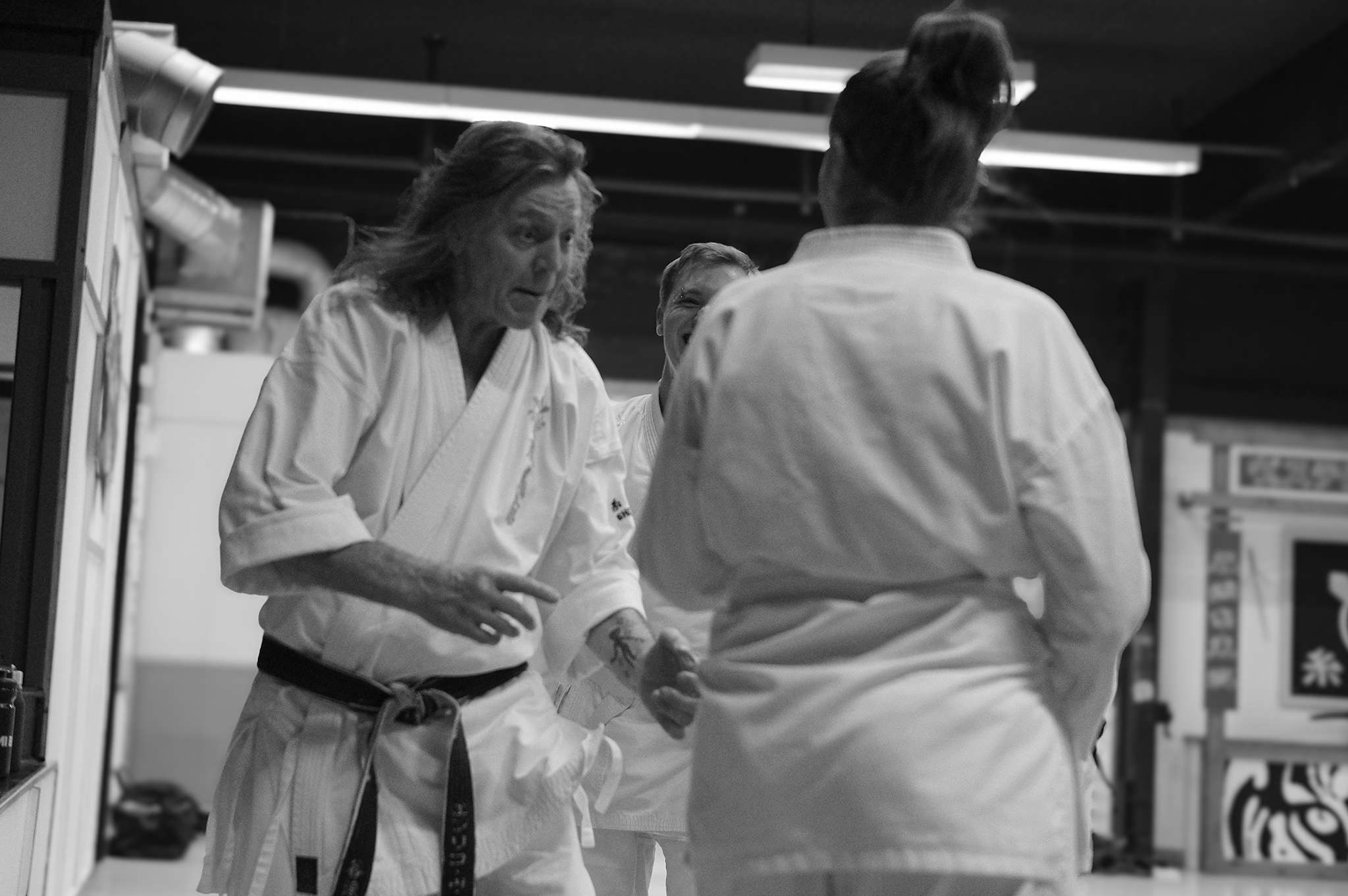 Lite ifrån karate klubben, där Enrico körde ett pass med en grupp